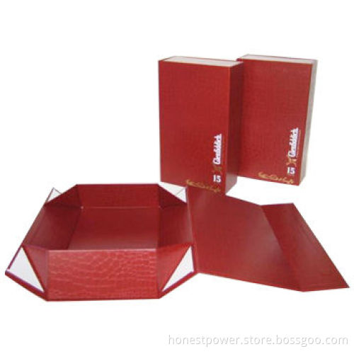 Luxury Foldable Boxes, Made of Cardboard, Customized Designs and Sizes Accepted